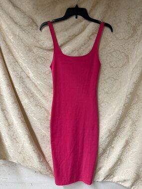 NWT Zara Pink Tank Midi Dress